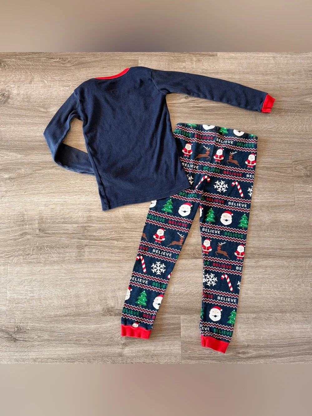 PJ Place toddler boys Christmas print pajama set